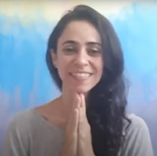 Gláucia, aluna yogaterapia